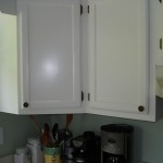 15 Oak Cabinets after painted off white. (1)