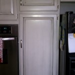 2 after - Antique white finish, black glaze