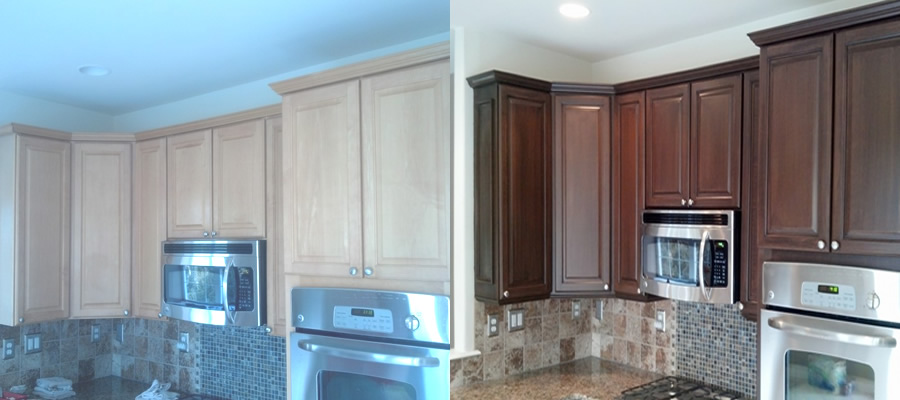 Our Should You Stain Or Paint Your Kitchen Cabinets For A ... Statements