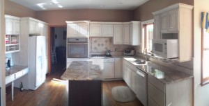 white kitchen cabinets